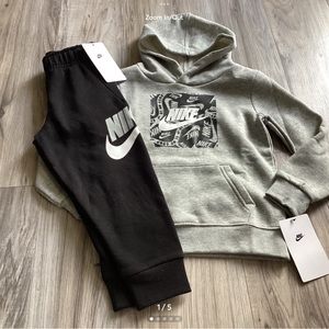 Toddler boys Nike hoodie & joggers outfit size 3T(NWT) ~~NO LOW BALL~~